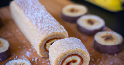 Bananové rolády s kokosem