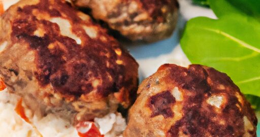 Kořeněné kofty s rýží