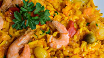 Paella z brazílské kuchyně