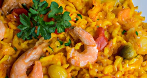 Paella z brazílské kuchyně