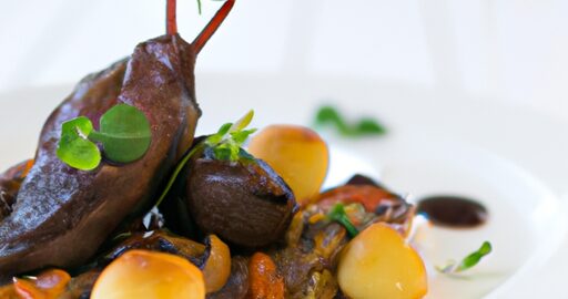 Kuře ve vínu a smetaně