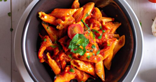 Penne arrabiata s rajčaty a česnekem
