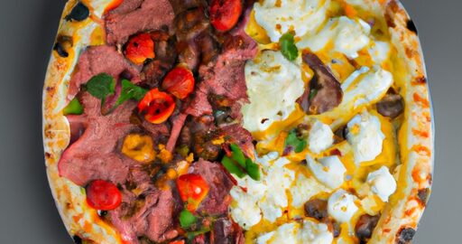 Klasická italská pizza Quattro Stagioni.