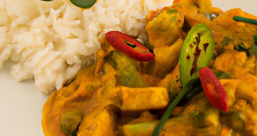 Masala kari se zeleninou a rýží