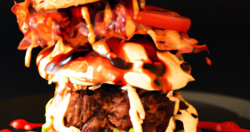 Jehněčí burger s kozím sýrem