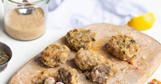 Křupavé quinoa falafel placičky.