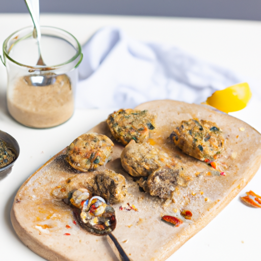 Křupavé quinoa falafel placičky.