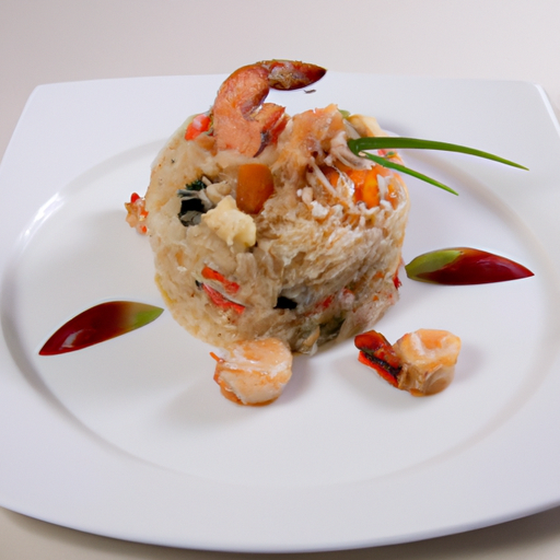 Brazilský krevetový pokrm s rýží