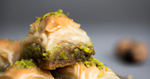 Baklava mandlová s pistáciemi