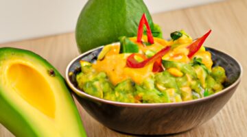 Grilované maso s kukuřicí a avokádem