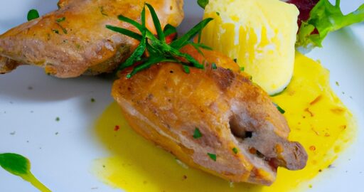 Smažená kachna s česnekovou omáčkou