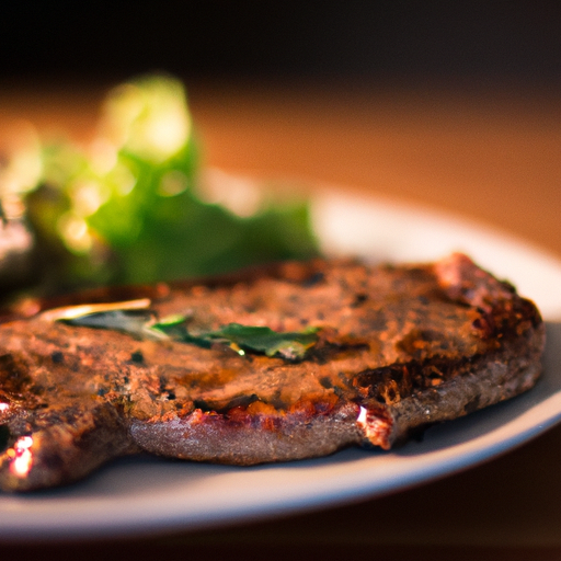 Přírodní steak s bylinkovou omáčkou