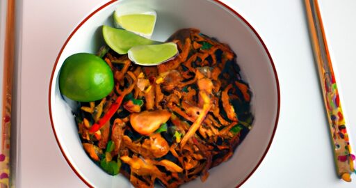 Thajský zeleninový wok se sýrem