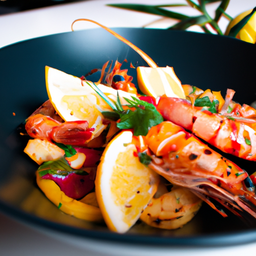 Krevetový karbanátek s avokádem