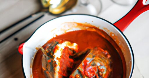 Kuře s červeným vínem