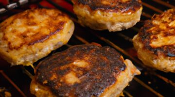 Bramborové placky s omáčkou barbecue