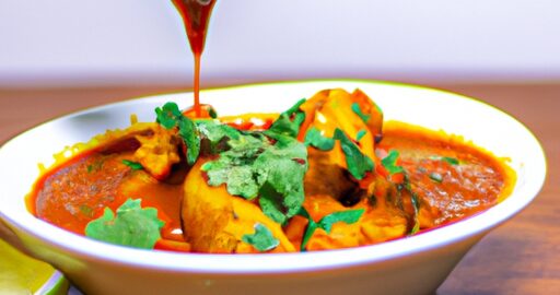 Kuře tikka masala naanisyorny.