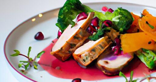 Rajské kuře s mangem