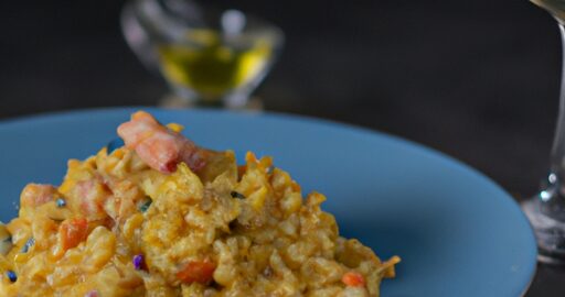 Risotto s rajčaty a bazalkou