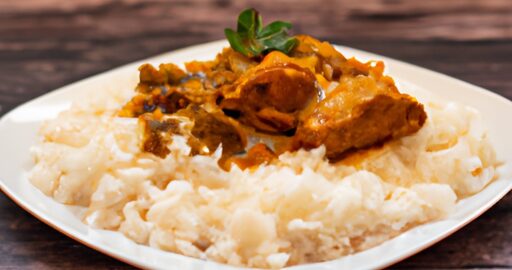 Rýžové kari s kurčetem