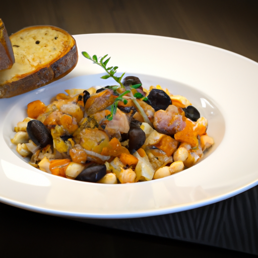 Pikantní rajčatová polévka s fazolemi