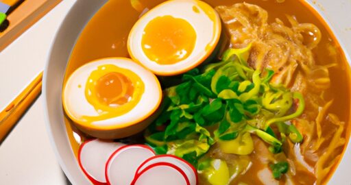 Ramen s vajíčkem a miso