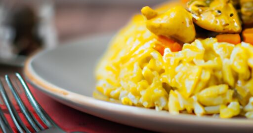 Mořské plody s rýží a bylinkami