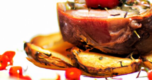 Pečený špiglbík s kmínem.