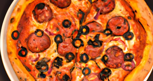 Italská pizza pečená na dřevěném ohni