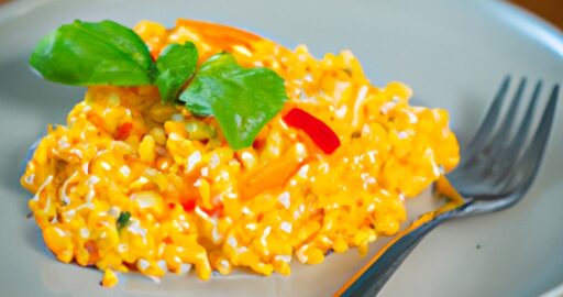 Kuskus s grilovanou zeleninou a bylinkovým jogurtem