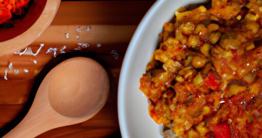 Hovězí sambal s rýží.