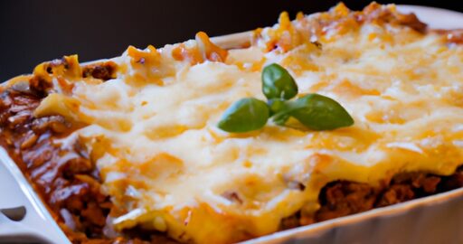 Lasagne bolognese s béchamelovou omáčkou