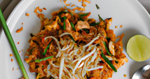 Pad Thai s kuřecím masem