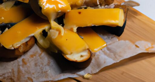 Hranolky s cheddarovým dipem