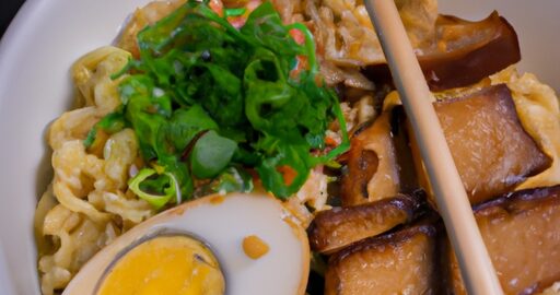 Ramen s vajíčkem a kachním masem