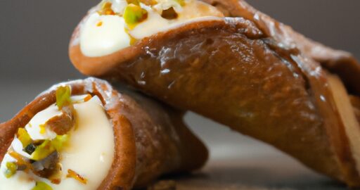 Cannoli s pistáciovou náplní