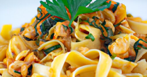 Kuřecí nudle s kari a zeleninou