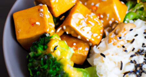 Tofu s brokolicí a rýží