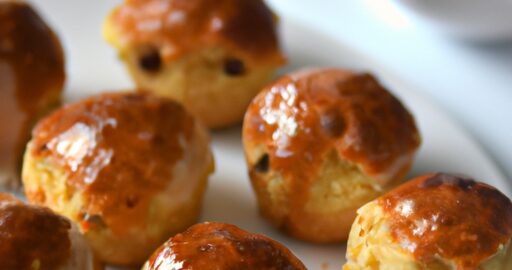 Sýrové kuličky v rajčatové omáčce.