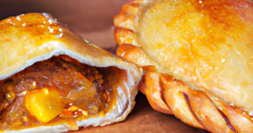 Argentinské empanady s masovou nádivkou.