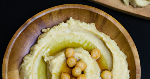 Květákové kousky s hummusem