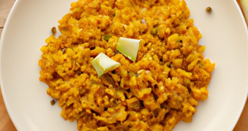 Zeleninově kořeněná rýže s hráškem