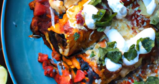 Kuřecí enchiladas s avokádem.