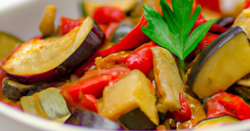 Ratatouille pečené zeleniny s medem