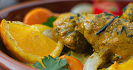 Marocké kuřecí tajine s citronem