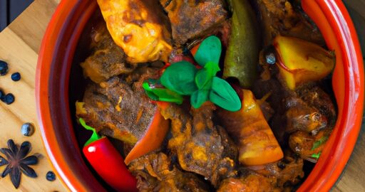 Lamb tagine s meruňkami