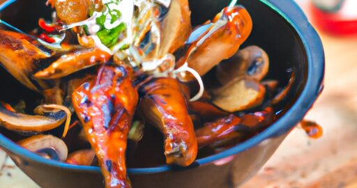 Grilované kuřecí křidýlka s BBQ omáčkou