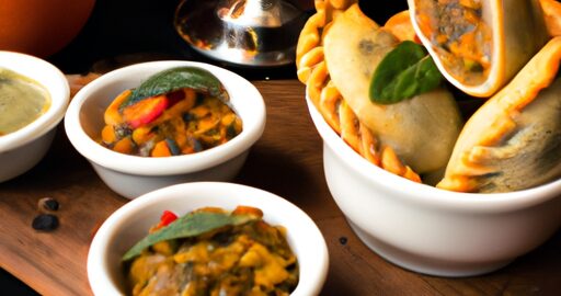 Kuřecí empanadas s chimichurri dipem