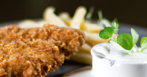 Kuřecí kordon bleu s omáčkou.