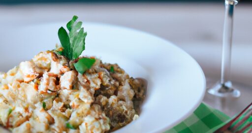 Risotto se žampiony a bílým vínem
